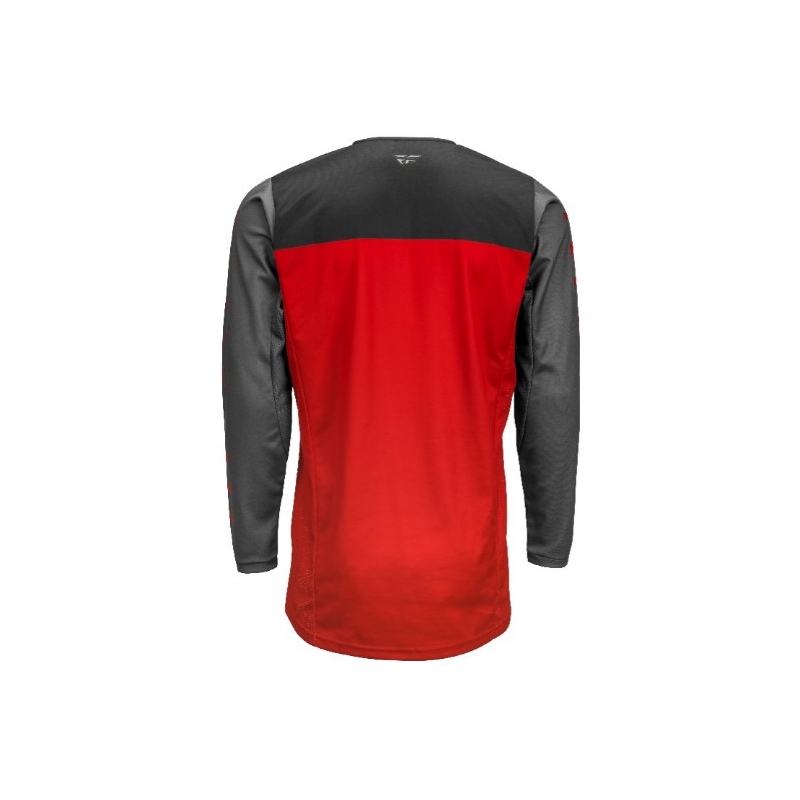 Tricou motocross FLY Racing Kinetic K121 2021 roșu-gri-negru lichidare