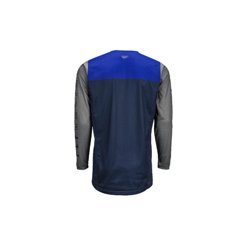 Tricou de motocros FLY Racing Kinetic K121 2021 albastru-gri