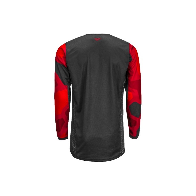 Tricou motocross FLY Racing Kinetic K221 2021 roșu și negru