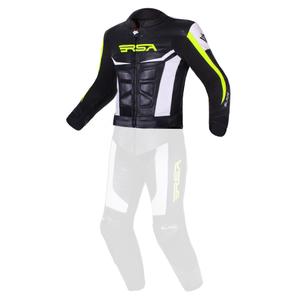 Jachetă pentru bărbați RSA Blade negru-alb-alb-albastru-galben-fluo výprodej lichidare