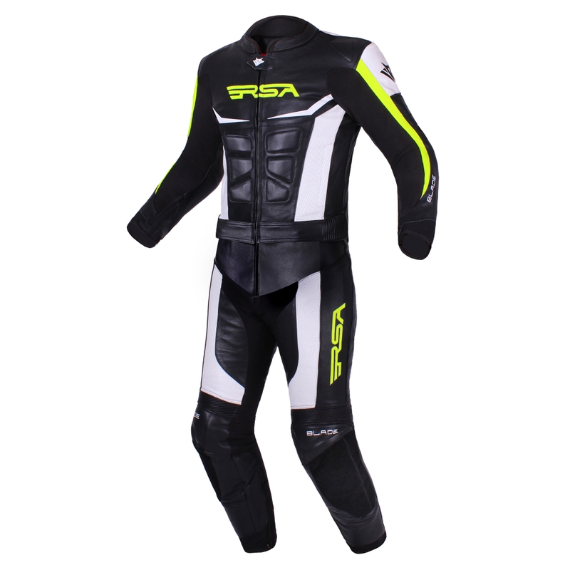 Salopetă bărbătească RSA Blade negru-alb-galben fluo lichidare