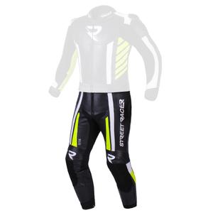Pantaloni pentru bărbați Street Racer GT6 negru-alb-galben fluorescent lichidare