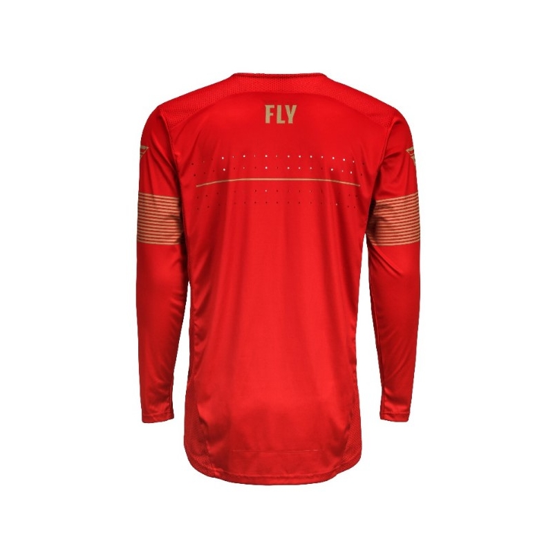 Tricou de motocros FLY Racing Lite 2021 roșu-verde