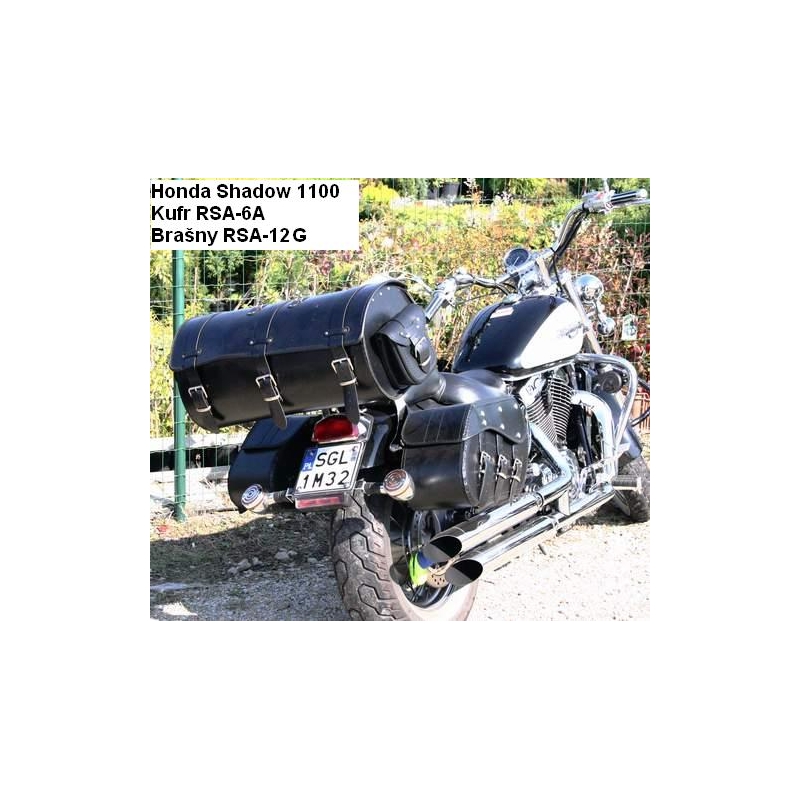 Geantă din piele pentru motocicletă Chopper RSA-6B