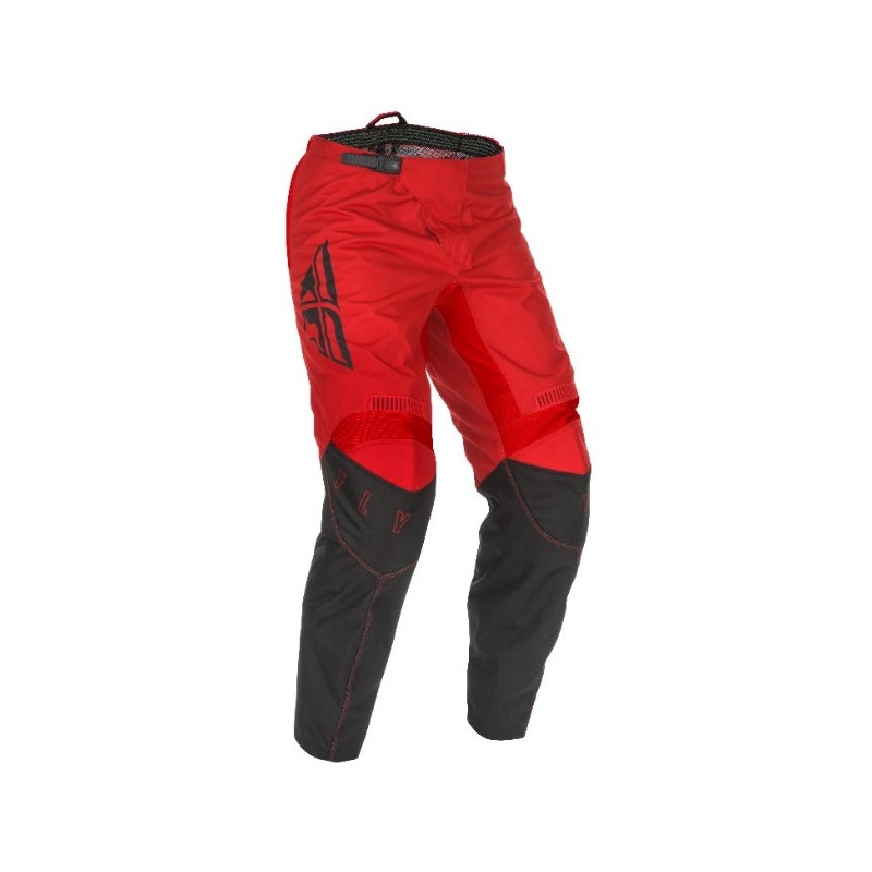 Pantaloni de motocross FLY Racing F-16 2021 roșu și negru