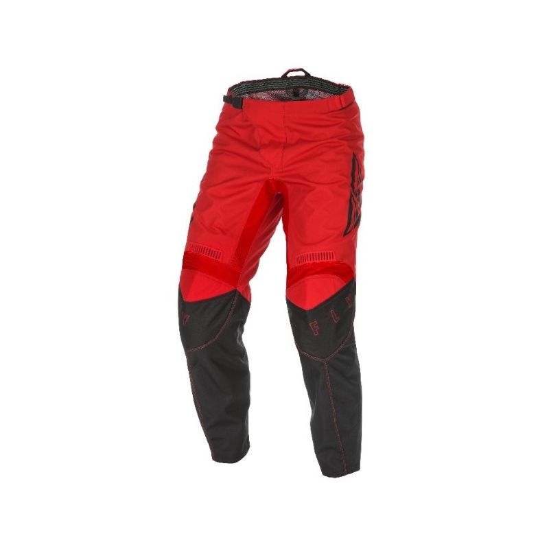 Pantaloni de motocross FLY Racing F-16 2021 roșu și negru