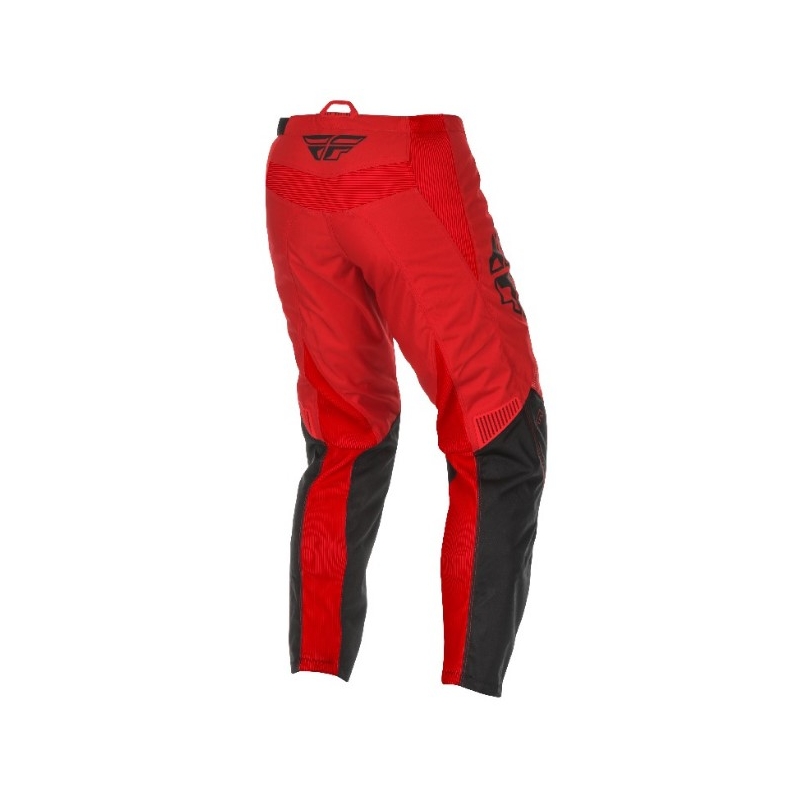 Pantaloni de motocross FLY Racing F-16 2021 roșu și negru