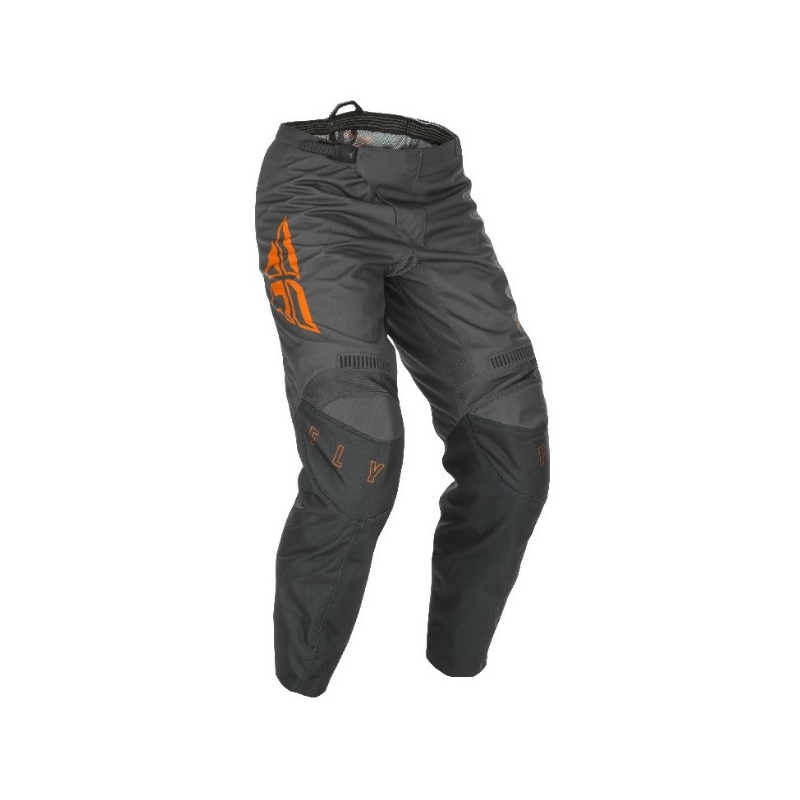 Pantaloni de motocross FLY Racing F-16 2021 gri-portocaliu 2021