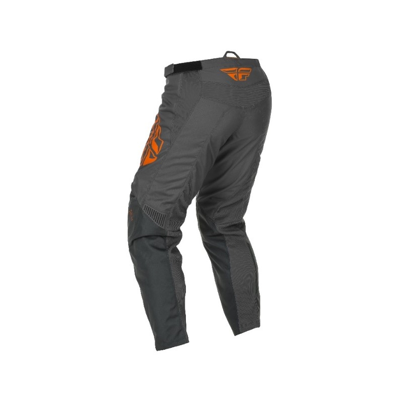 Pantaloni de motocross FLY Racing F-16 2021 gri-portocaliu 2021