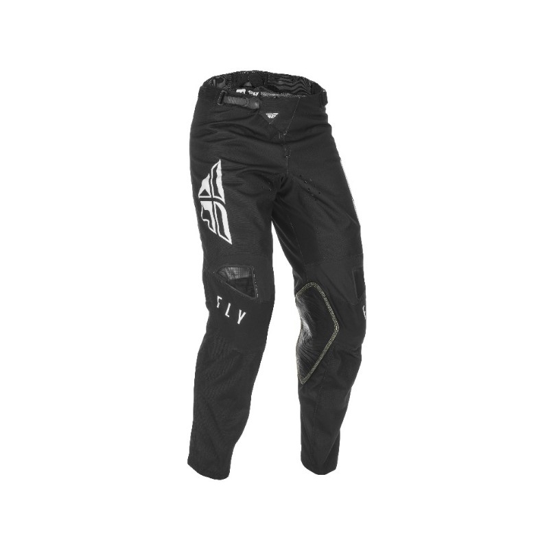 Pantaloni de motocross FLY Racing Kinetic K121 2021 negru și alb