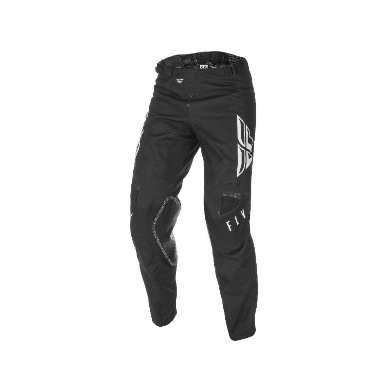 Pantaloni de motocross FLY Racing Kinetic K121 2021 negru și alb
