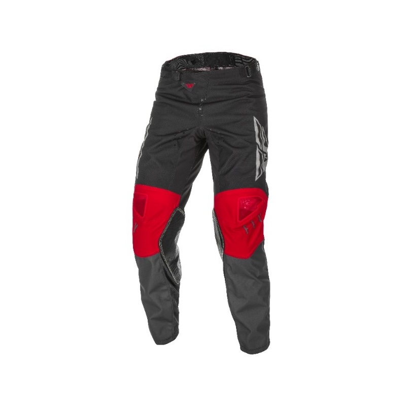 Pantaloni de motocros FLY Racing Kinetic K121 2021 roșu-gri-negru