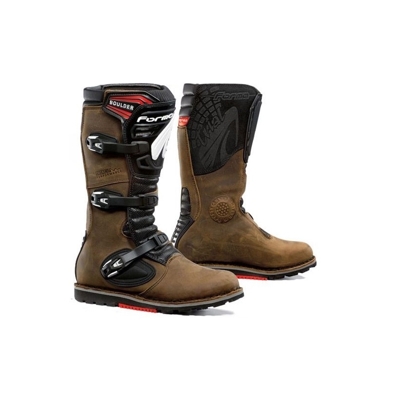 Forma Boulder Brown Boulder Brown Cizme de motociclete lichidare