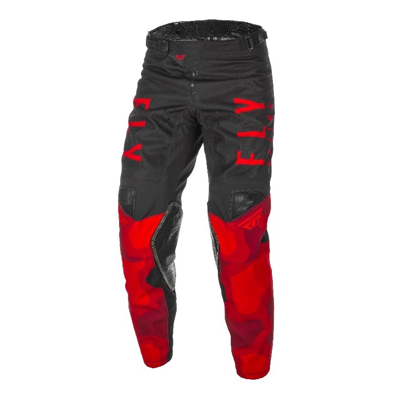 Pantaloni de motocross FLY Racing Kinetic K221 2021 roșu și negru