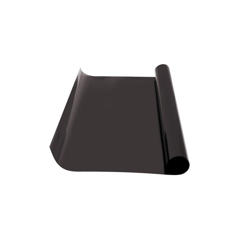 Folie anti-soare 50x300cm negru închis 15%.
