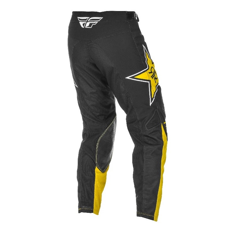 Pantaloni motocross FLY Racing Kinetic Rockstar 2021 galben-negru