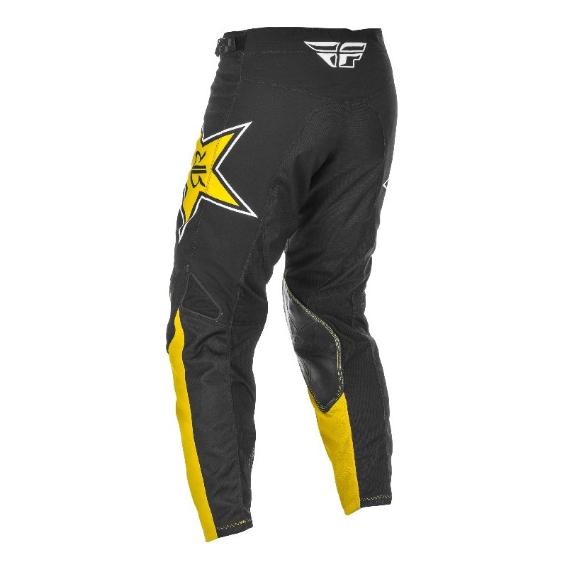 Pantaloni motocross FLY Racing Kinetic Rockstar 2021 galben-negru