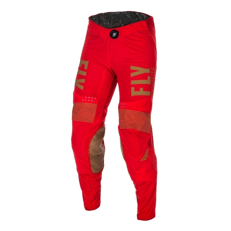 Pantaloni de motocros FLY Racing Lite 2021 roșu-verde