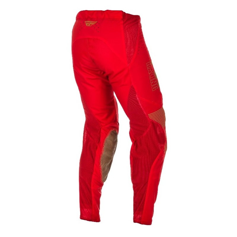 Pantaloni de motocros FLY Racing Lite 2021 roșu-verde