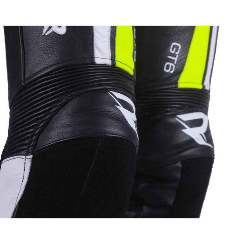 Pantaloni pentru bărbați Street Racer GT6 negru-alb-galben fluorescent lichidare