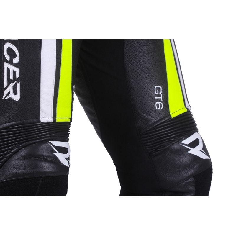 Pantaloni pentru bărbați Street Racer GT6 negru-alb-galben fluorescent lichidare