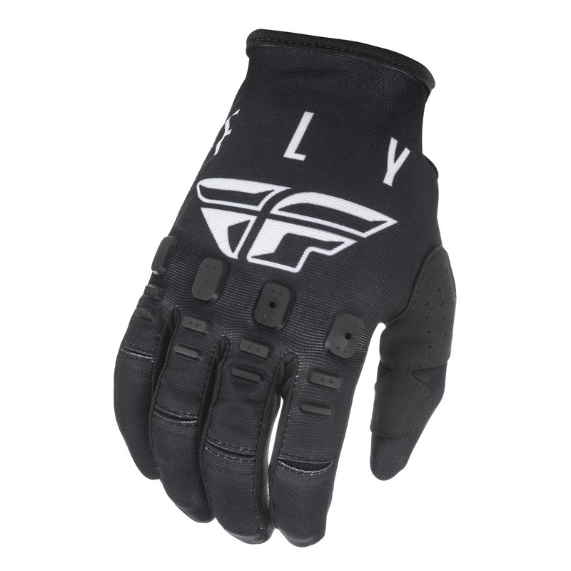 Mănuși de motocros FLY Racing Kinetic K121 negru și alb