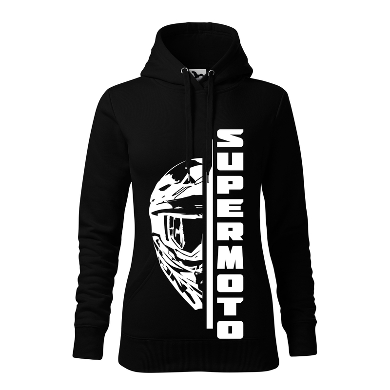 Hanorac pentru femei SUPERMOTO negru lichidare