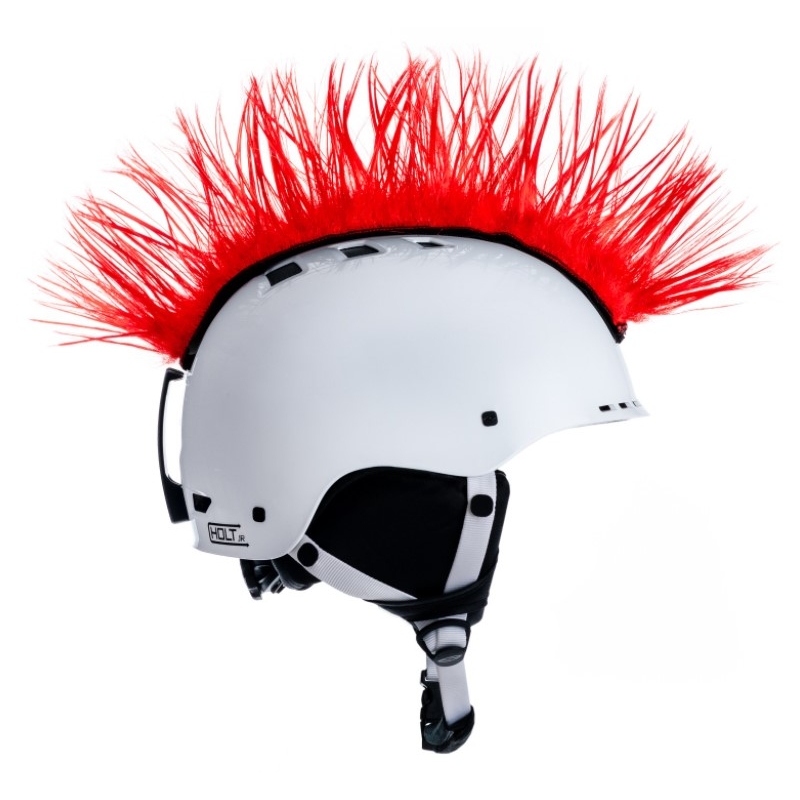 Mohawk cască cască șapcă roșu