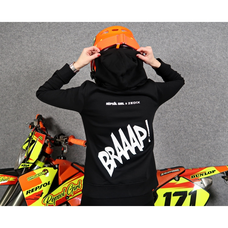 Hanorac pentru femei SUPERMOTO negru lichidare