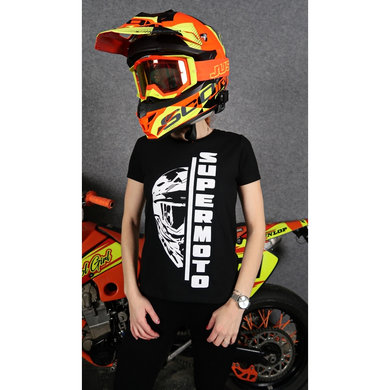 Tricou pentru femei SUPERMOTO negru