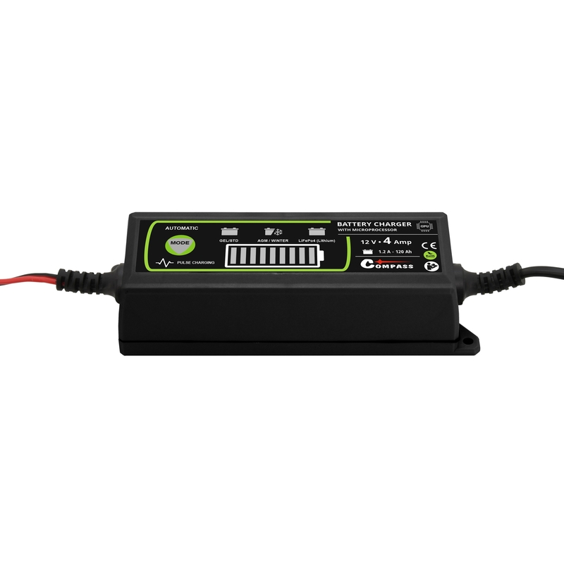 Încărcător de baterii 12V 4Amp PB/GEL/AGM/LiFePO4