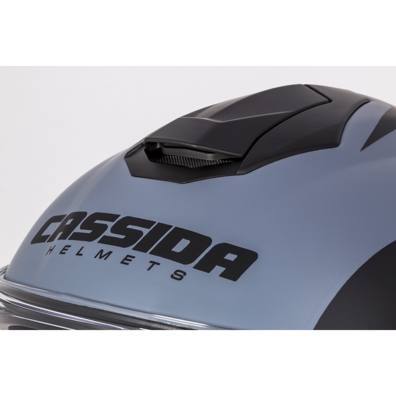 Cască integrală Cassida Integral GT 2.0 Ikon negru-gri lichidare