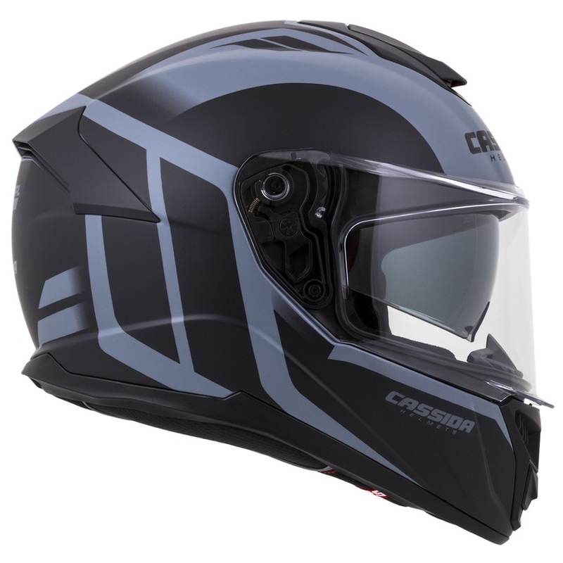 Cască integrală Cassida Integral GT 2.0 Ikon negru-gri lichidare