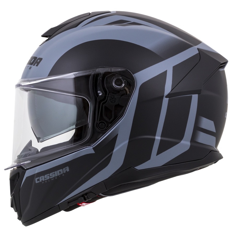 Cască integrală Cassida Integral GT 2.0 Ikon negru-gri lichidare