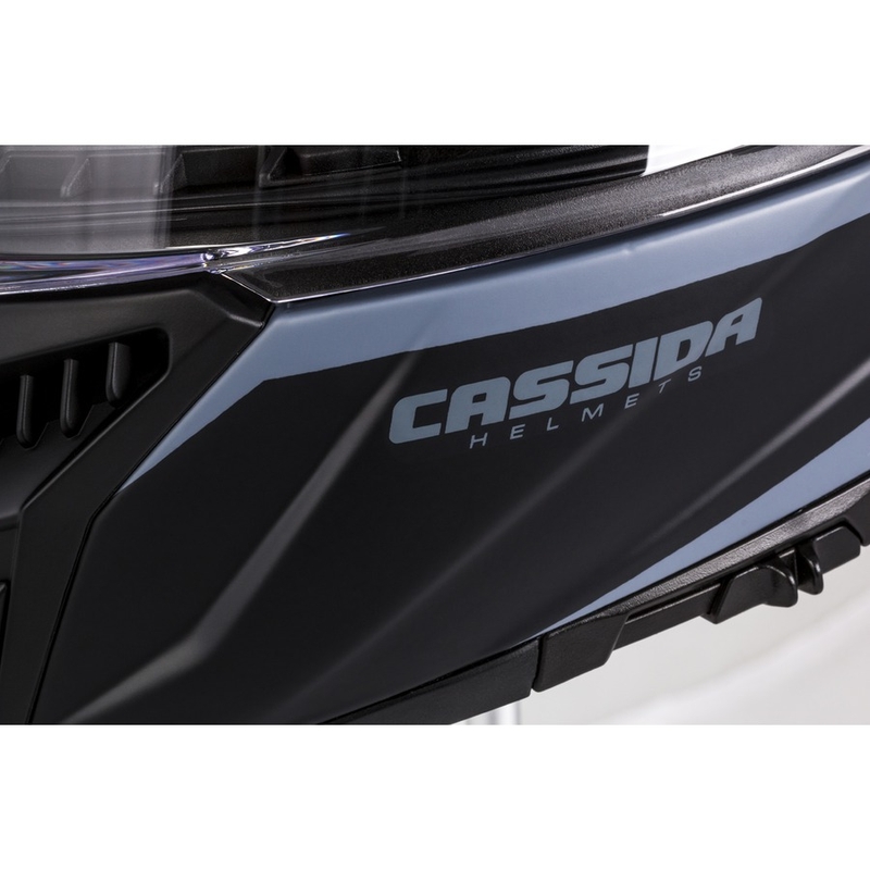 Cască integrală Cassida Integral GT 2.0 Ikon negru-gri lichidare
