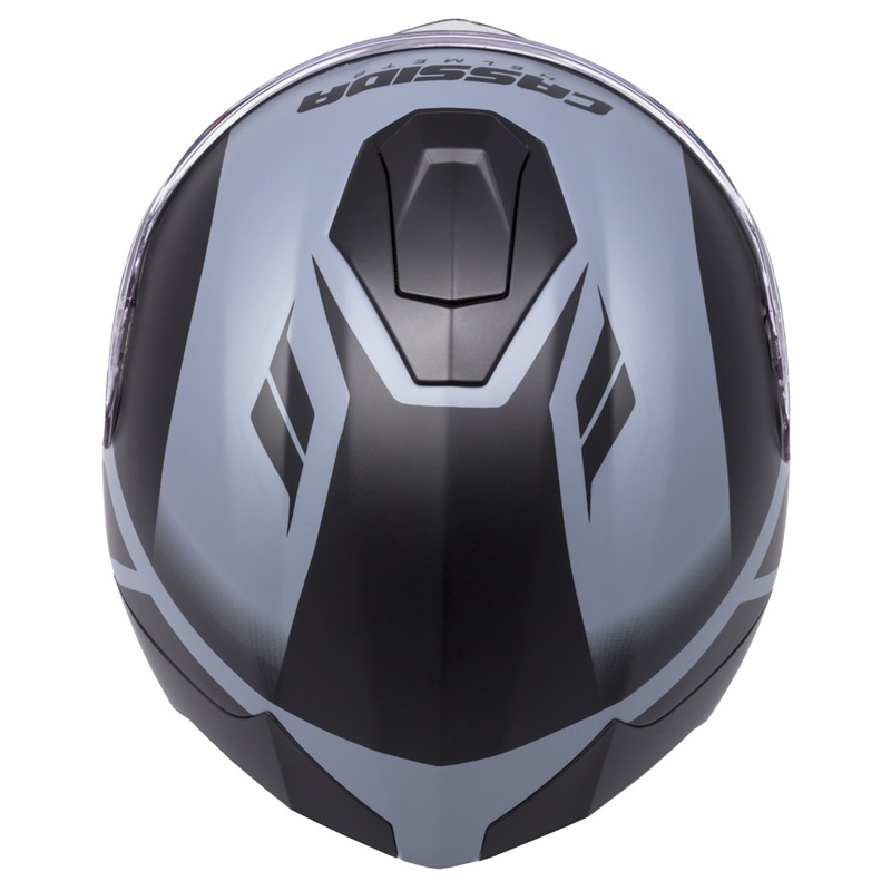 Cască integrală Cassida Integral GT 2.0 Ikon negru-gri lichidare