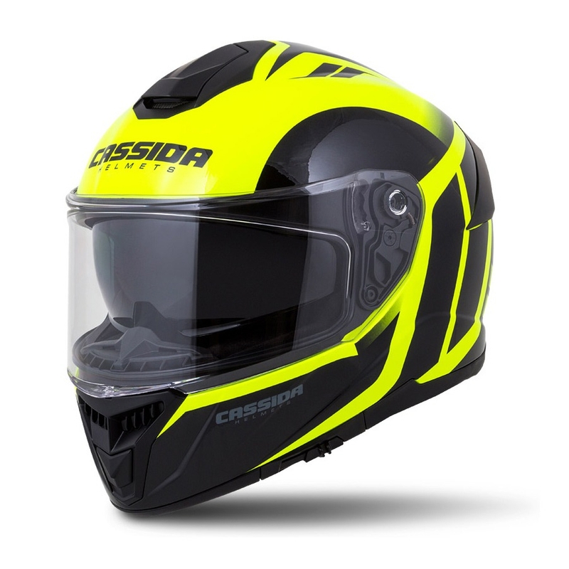 Cască integrală Cassida Integral GT 2.0 Ikon negru-fluo galben