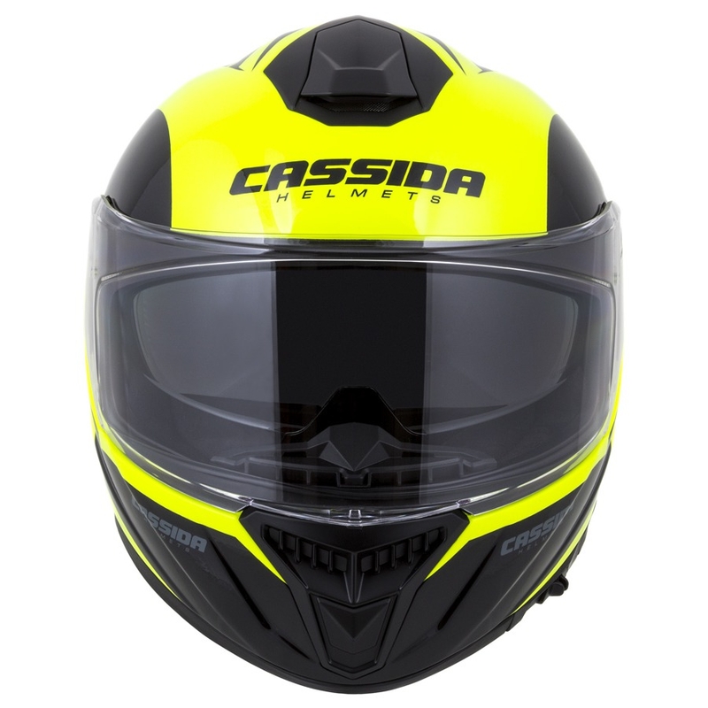 Cască integrală Cassida Integral GT 2.0 Ikon negru-fluo galben