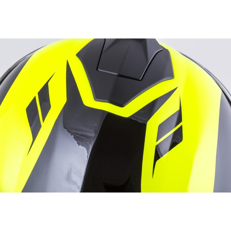Cască integrală Cassida Integral GT 2.0 Ikon negru-fluo galben