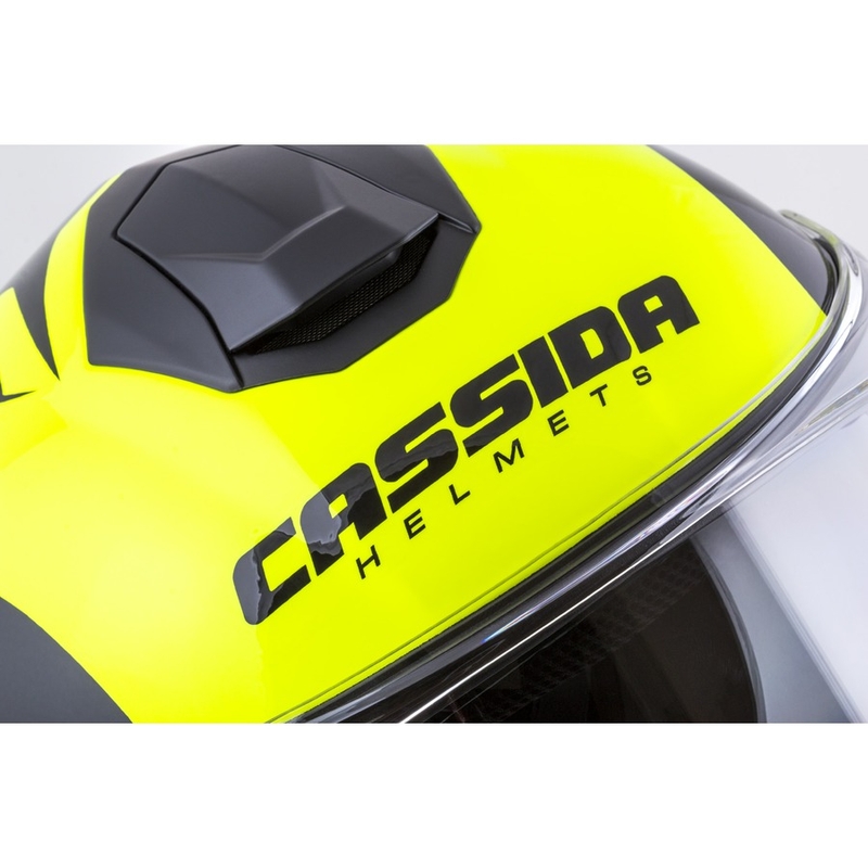 Cască integrală Cassida Integral GT 2.0 Ikon negru-fluo galben