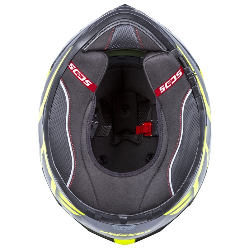 Cască integrală Cassida Integral GT 2.0 Ikon negru-fluo galben