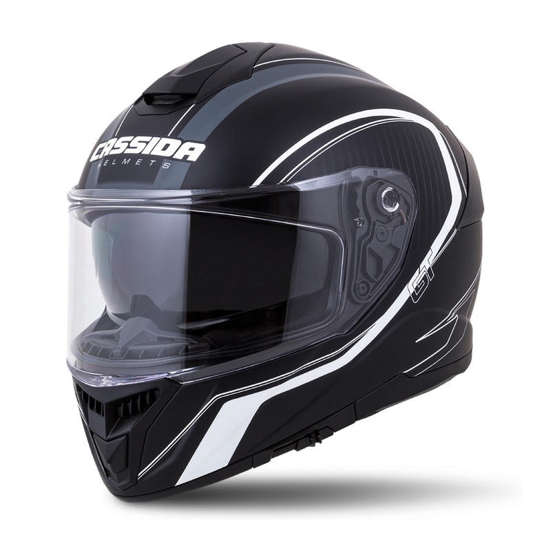 Cască integrală Cassida Integral GT 2.0 Reptyl negru și alb lichidare