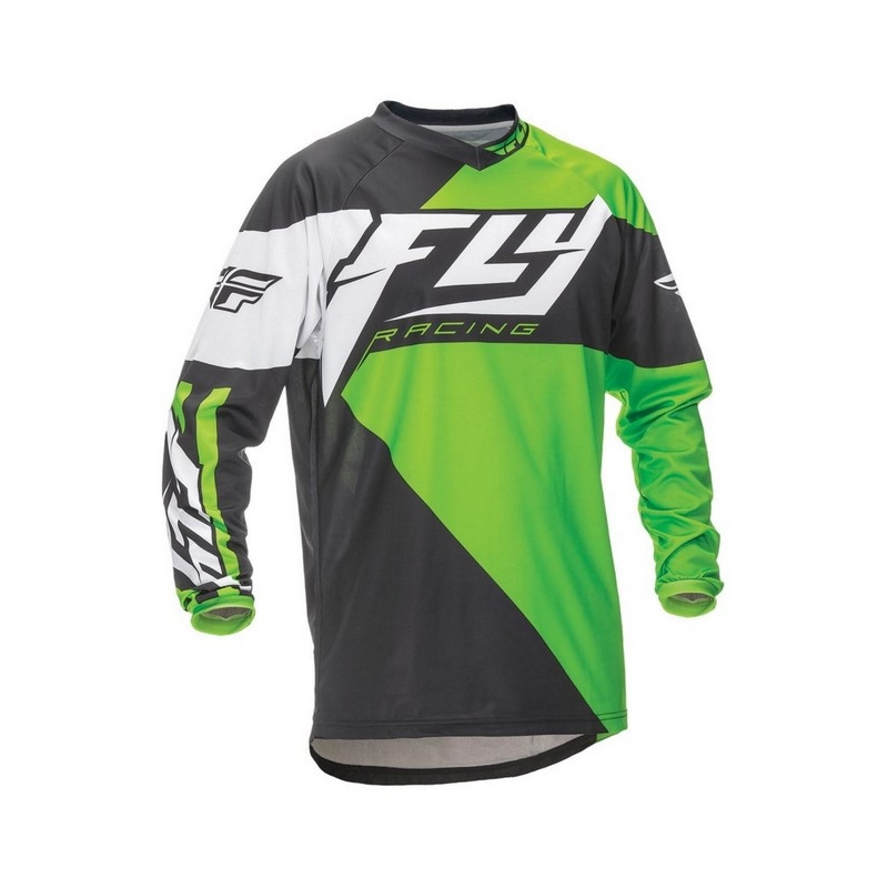 MX tricou Fly F-16 2016 verde-negru-alb-negru lichidare