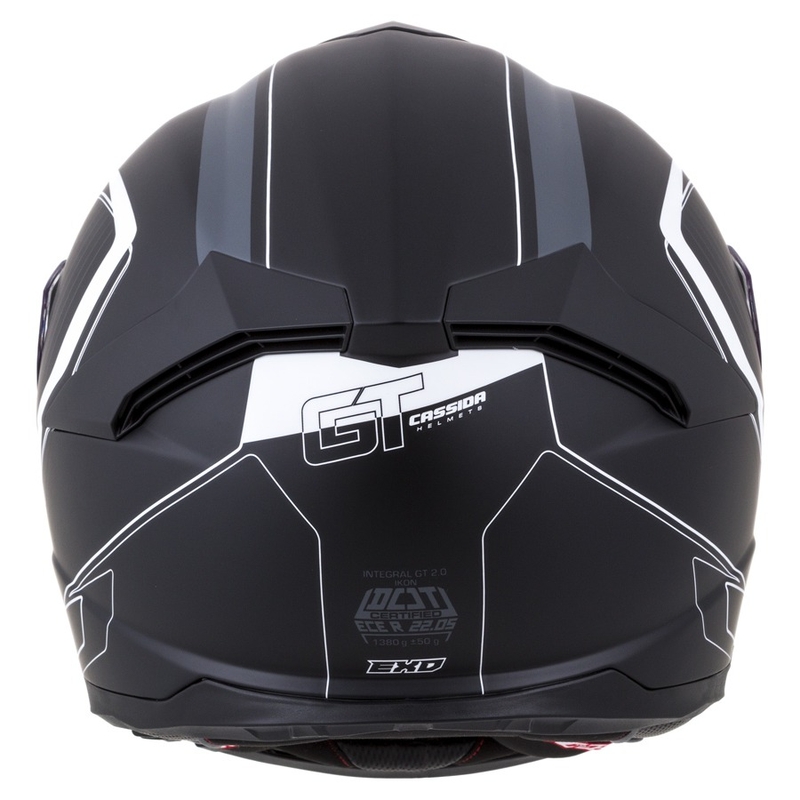 Cască integrală Cassida Integral GT 2.0 Reptyl negru și alb lichidare