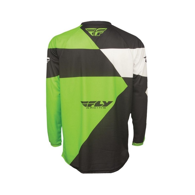 MX tricou Fly F-16 2016 verde-negru-alb-negru lichidare