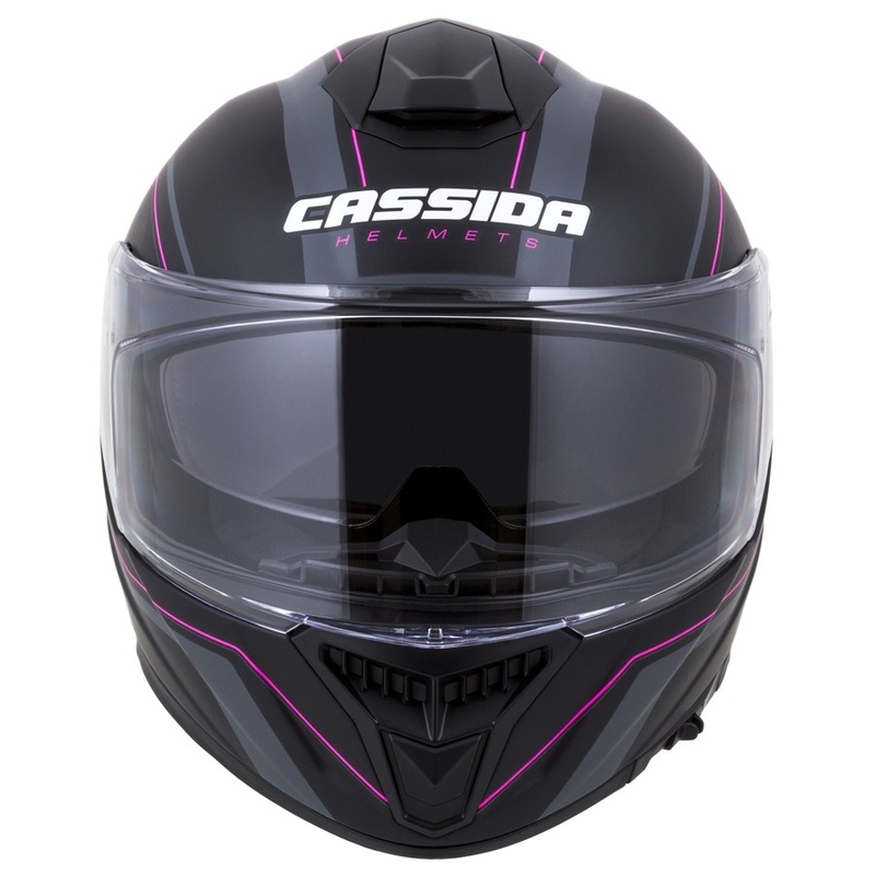 Cască integrală Cassida Integral GT 2.0 Reptyl negru-cenușiu-roz