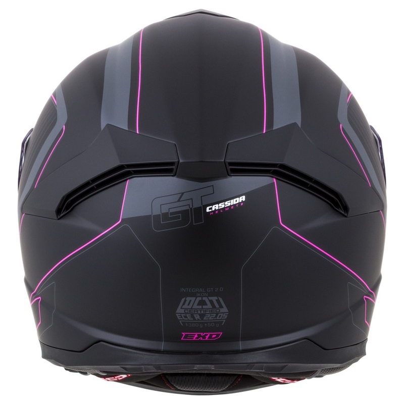 Cască integrală Cassida Integral GT 2.0 Reptyl negru-cenușiu-roz