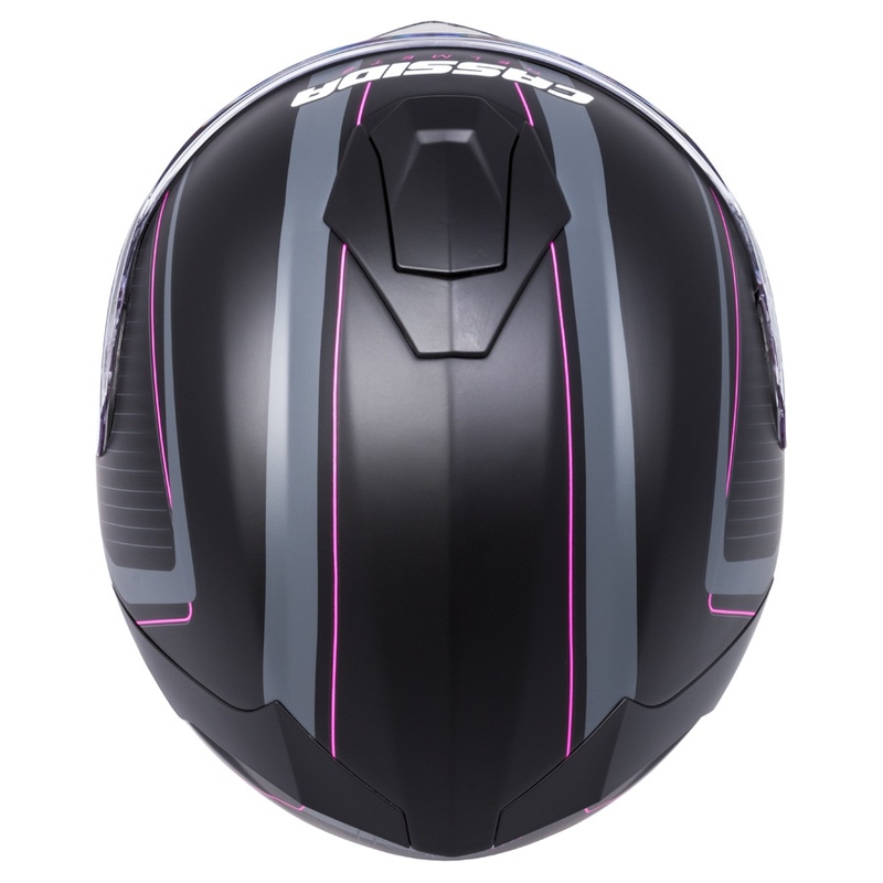 Cască integrală Cassida Integral GT 2.0 Reptyl negru-cenușiu-roz