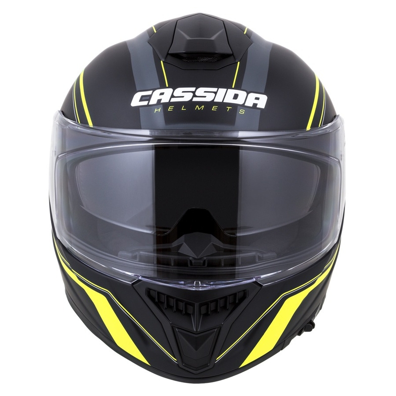 Cască integrală Cassida Integral Integral GT 2.0 Reptyl negru-gri-fluo galben