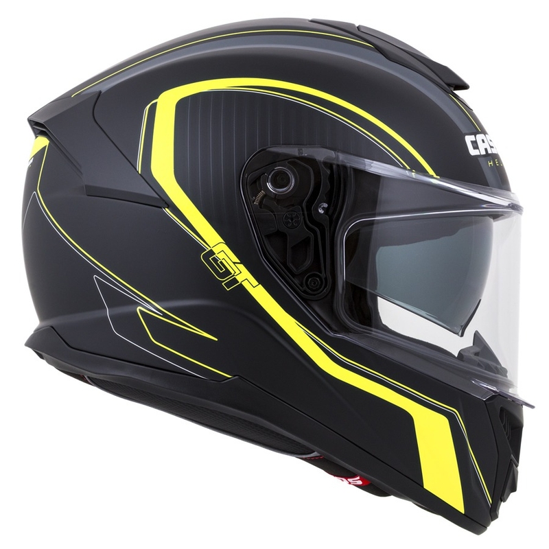 Cască integrală Cassida Integral Integral GT 2.0 Reptyl negru-gri-fluo galben